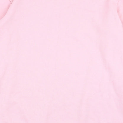 Disney Womens Pink Animal Print  Pullover Jumper Size XS