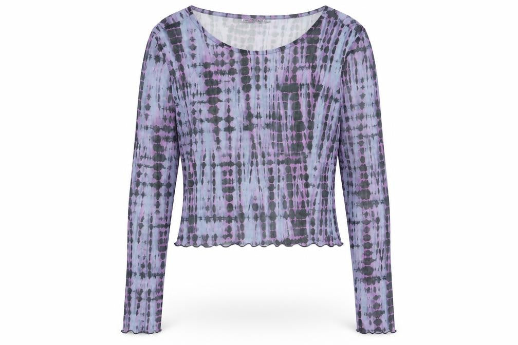 Light before Dark Womens Multicoloured Geometric  Basic T-Shirt Size M