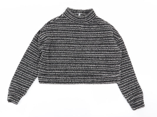 New Look Womens Multicoloured Geometric  Pullover Jumper Size 6