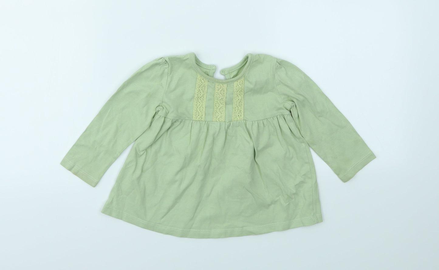 George Girls Green   Camisole T-Shirt Size 9-12 Months