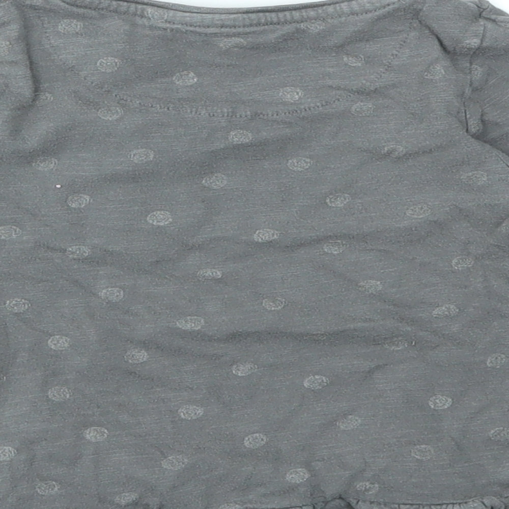 Nutmeg Girls Grey   Basic T-Shirt Size 2-3 Years