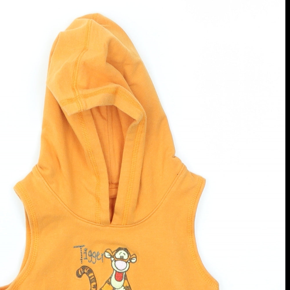 George Boys Orange   Pullover Jumper Size 6-9 Months