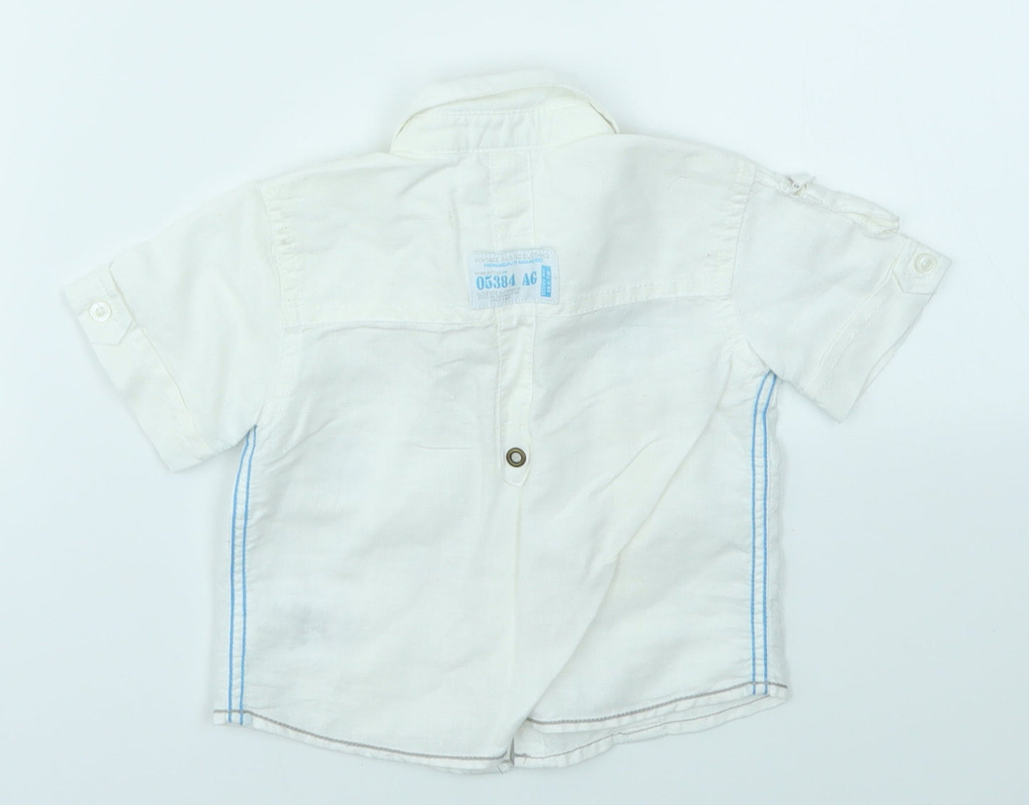 NEXT Boys White   Basic Button-Up Size 6-9 Months