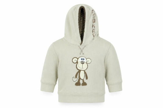 Next Boys Brown Animal Print  Henley Jumper Size 6-9 Months