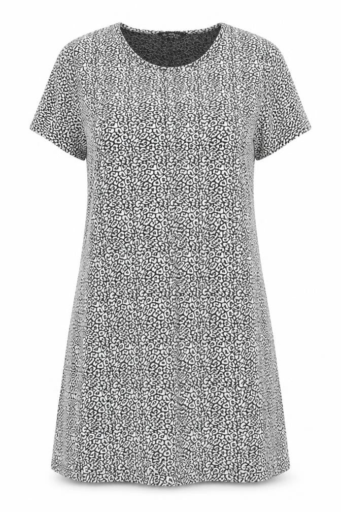 Miss Selfridge Womens Grey Geometric  Fit & Flare  Size 14
