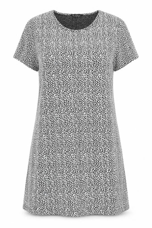 Miss Selfridge Womens Grey Geometric  Fit & Flare  Size 14