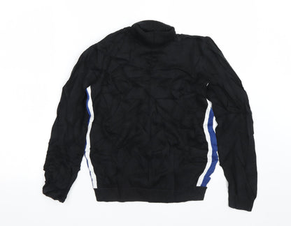 Marks & Spencer Girls Black Striped  Pullover Jumper Size 11-12 Years