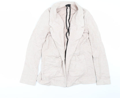 Topshop Womens Pink   Jacket Blazer Size 8