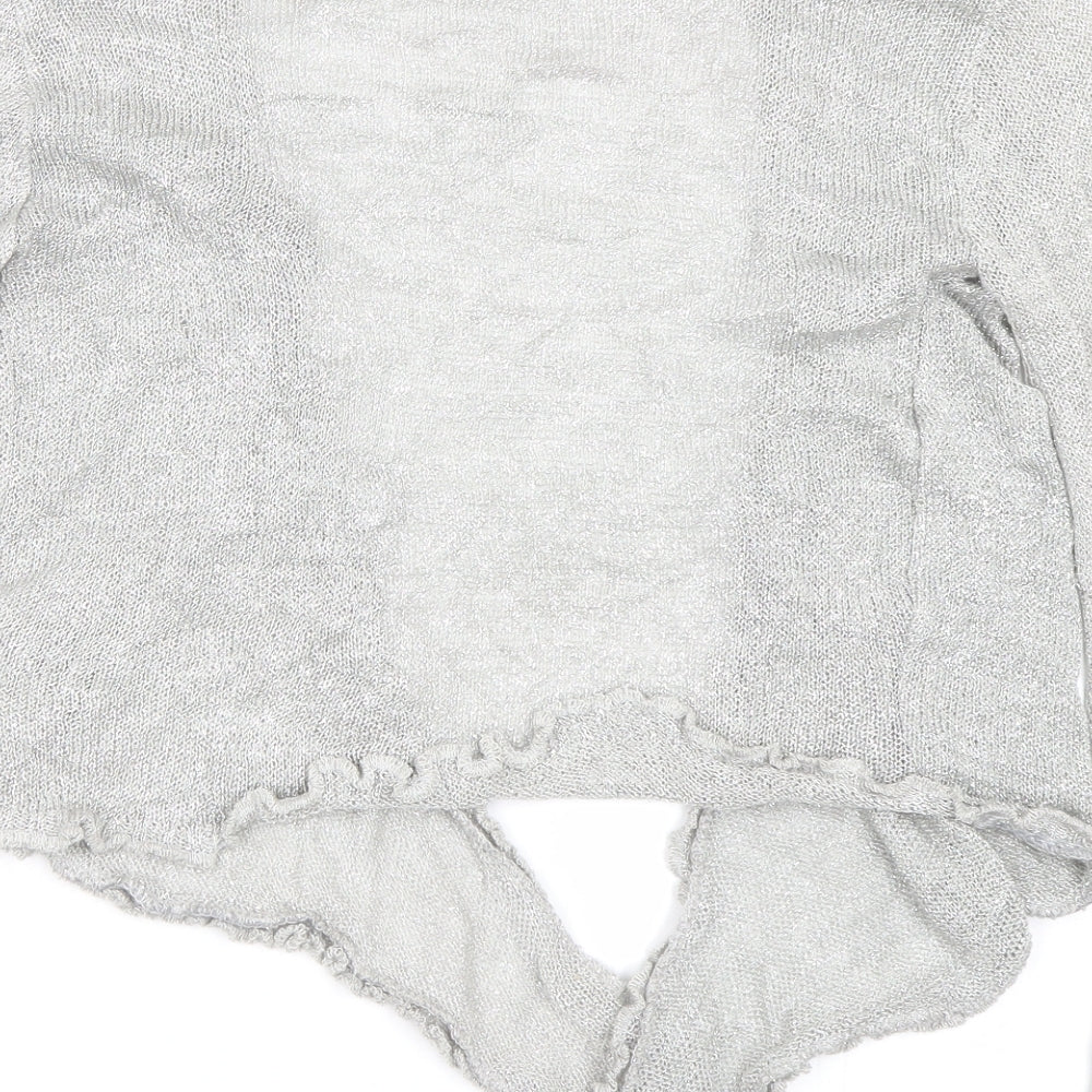 Alexandra Womens Silver   Cardigan Jumper Size L