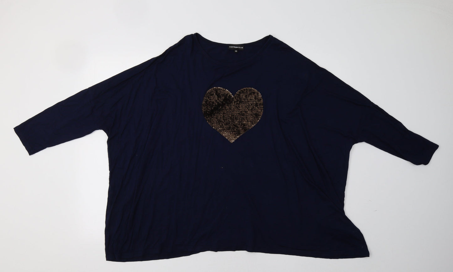 cotton cub Womens Blue   Pullover Sweatshirt Size L
