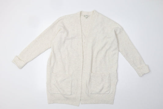 Miss Selfridge Womens White   Cardigan Jumper Size L