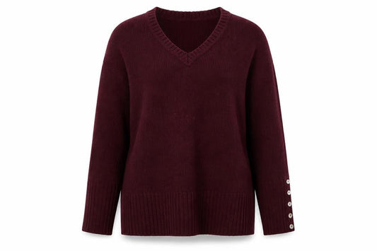 aprodnetz Womens Purple  Knit Pullover Sweatshirt Size 12