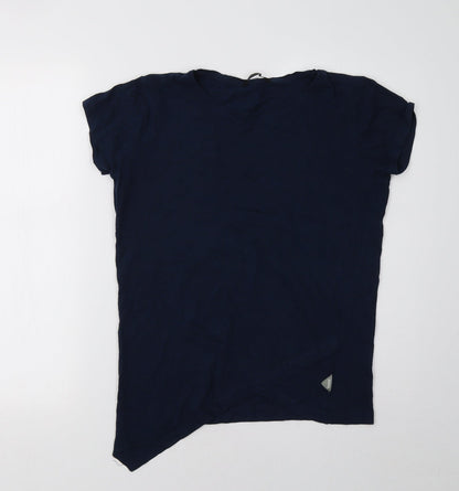 Diverse Womens Blue   Basic T-Shirt Size S