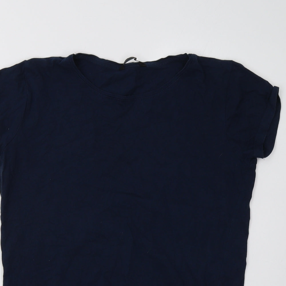 Diverse Womens Blue   Basic T-Shirt Size S