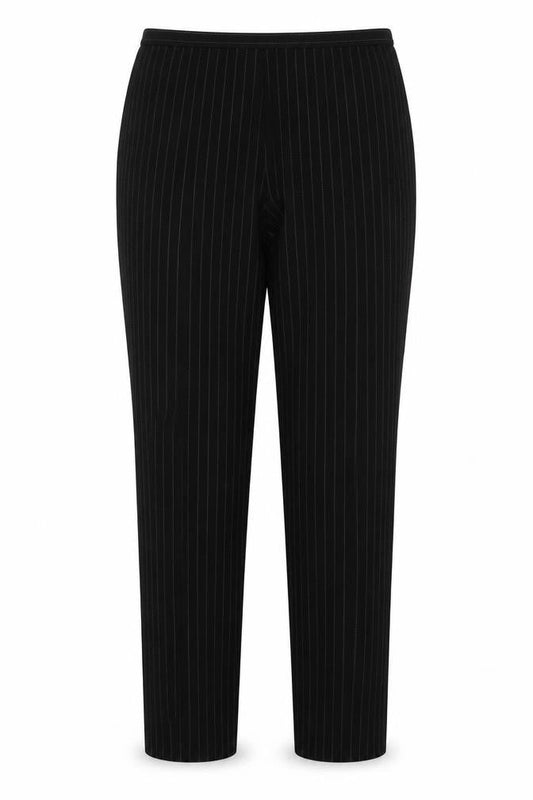 Marks and Spencer Womens Brown Striped  Trousers  Size 10 L28 in