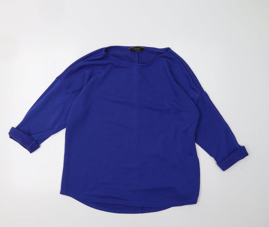 originals Womens Blue   Pullover Sweatshirt Size M