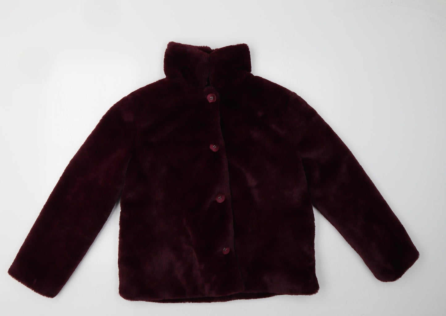 Sainsburys Womens Red   Jacket Coat Size 12