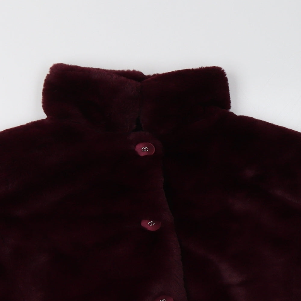 Sainsburys Womens Red   Jacket Coat Size 12
