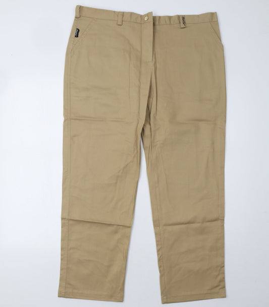 mouse Womens Beige   Trousers  Size 38 L31 in