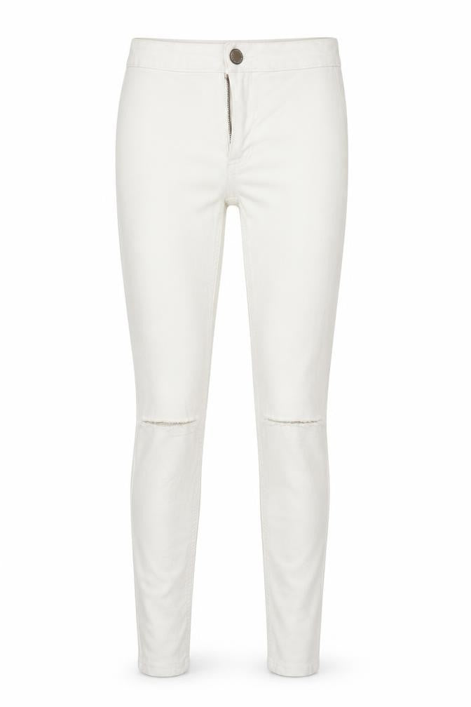 Parisian Womens White   Trousers  Size 6 L32 in