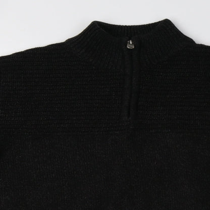 Preloved saisnburys Mens Black   Pullover Sweatshirt Size L - Detail