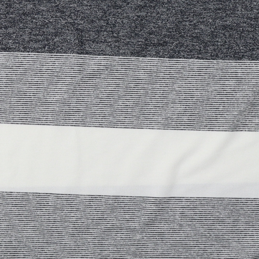 Sainsburys Womens Grey Striped  Pullover Sweatshirt Size 14