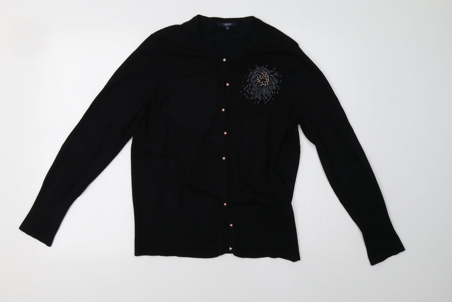 Debenhams Womens Black   Pullover Sweatshirt Size 16