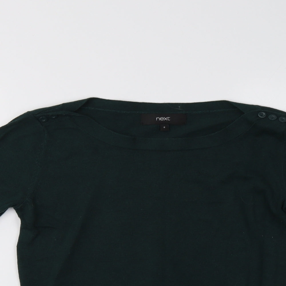NEXT Womens Green   Pullover Sweatshirt Size 8