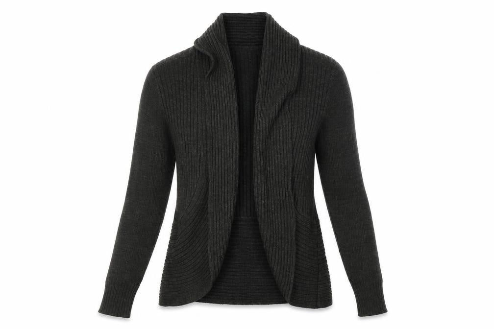 H&M Womens Grey  Knit Cardigan Jumper Size S