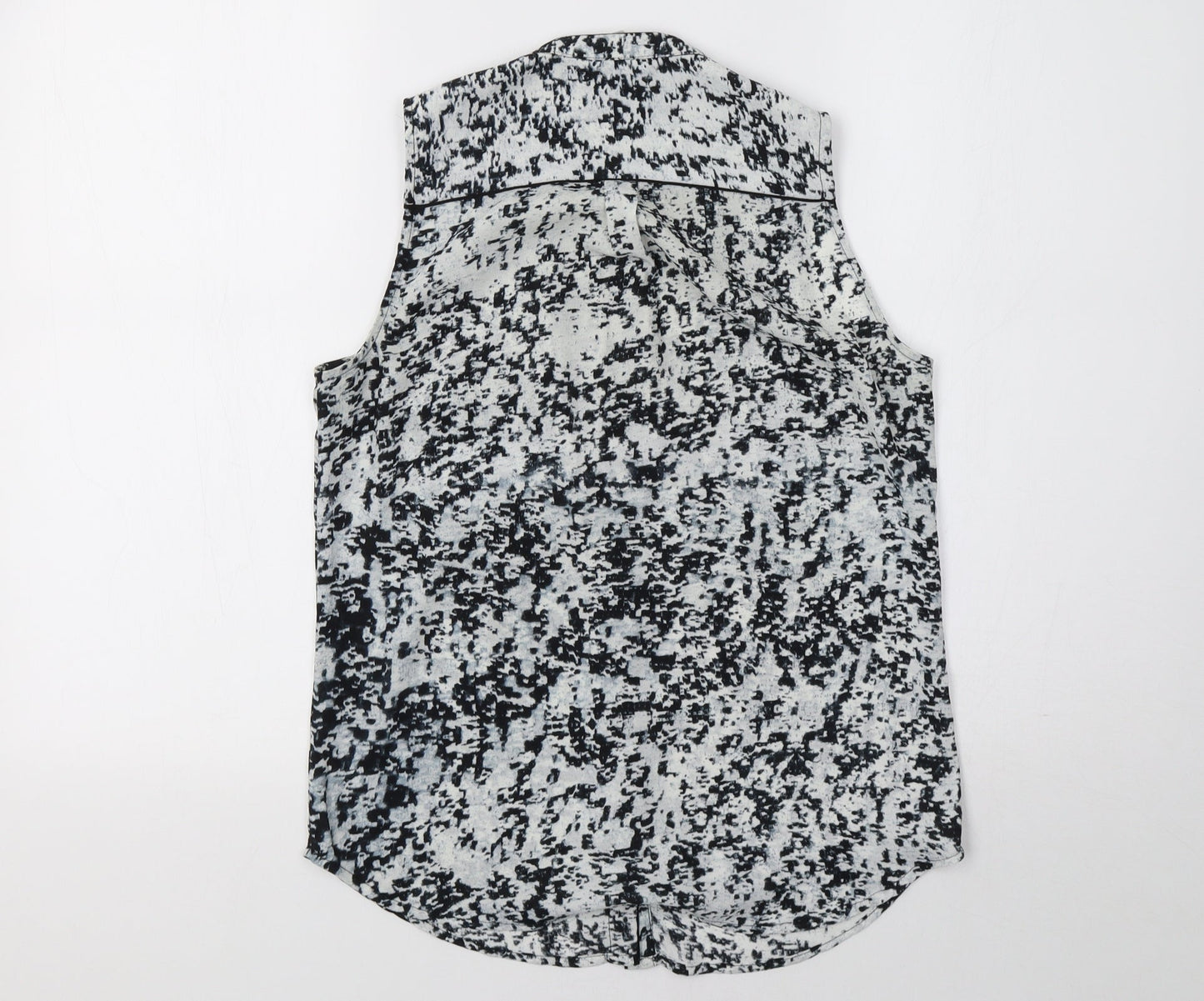 H&M Womens Grey   Basic Button-Up Size 6