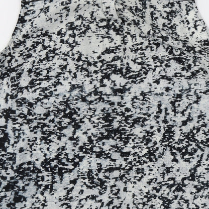 H&M Womens Grey   Basic Button-Up Size 6