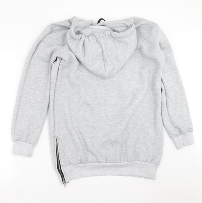 Preloved lesara Womens Grey   Pullover Hoodie Size M - Back