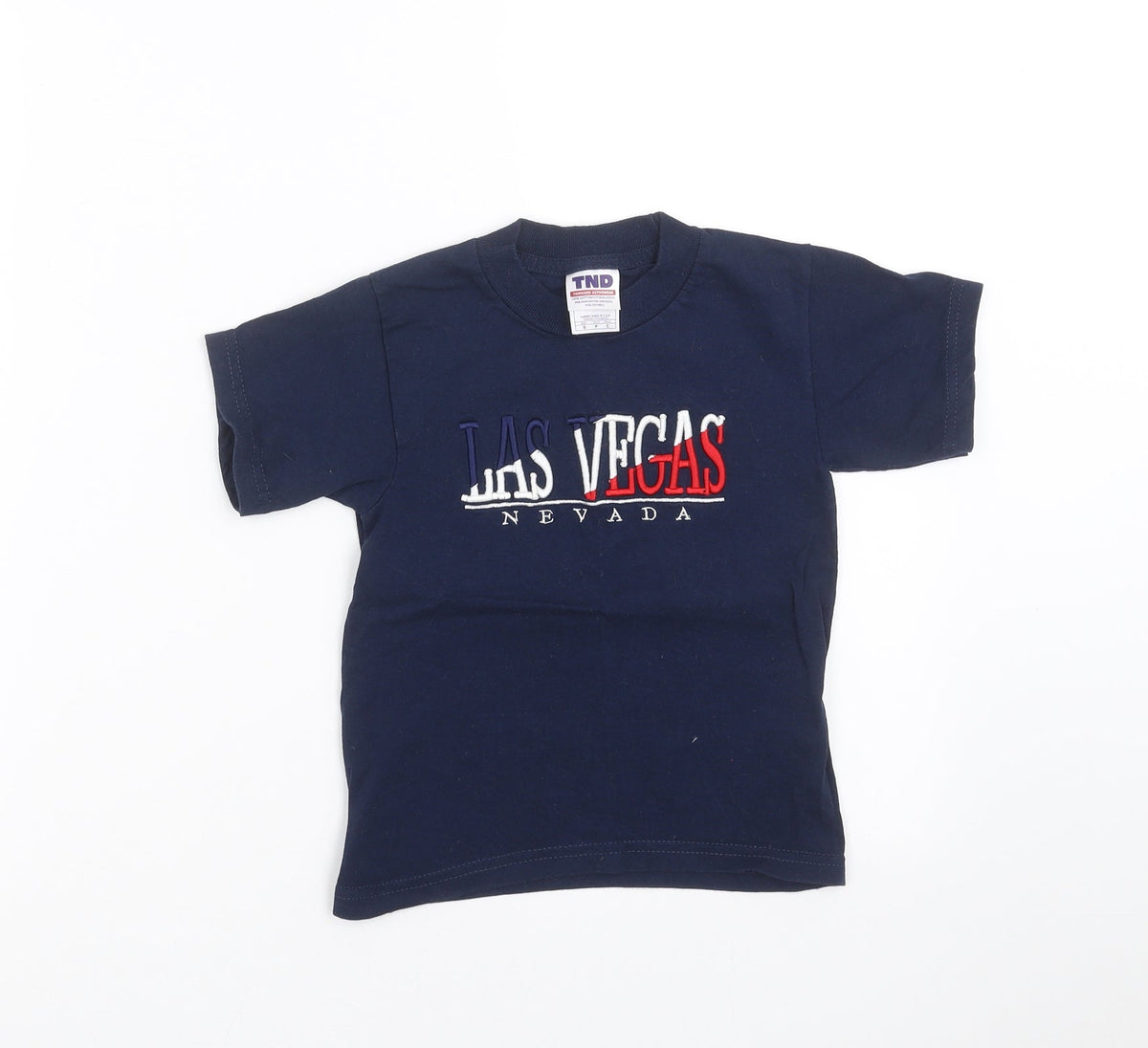 TND Boys Blue   Basic T-Shirt Size S  - Las Vegas
