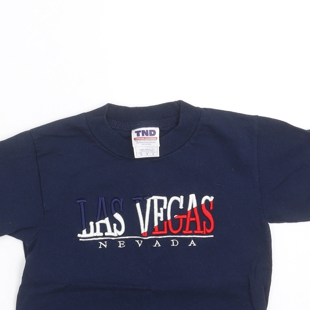 TND Boys Blue   Basic T-Shirt Size S  - Las Vegas