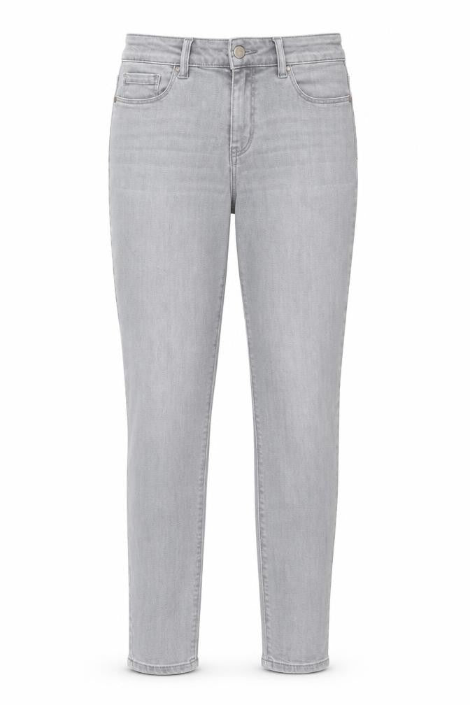 Preworn Womens Grey  Denim Skinny Jeans Size 14 L29 in