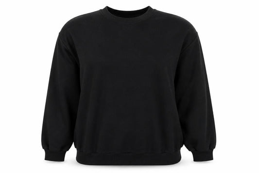 Boohoo Womens Black   Pullover Sweatshirt Size 14