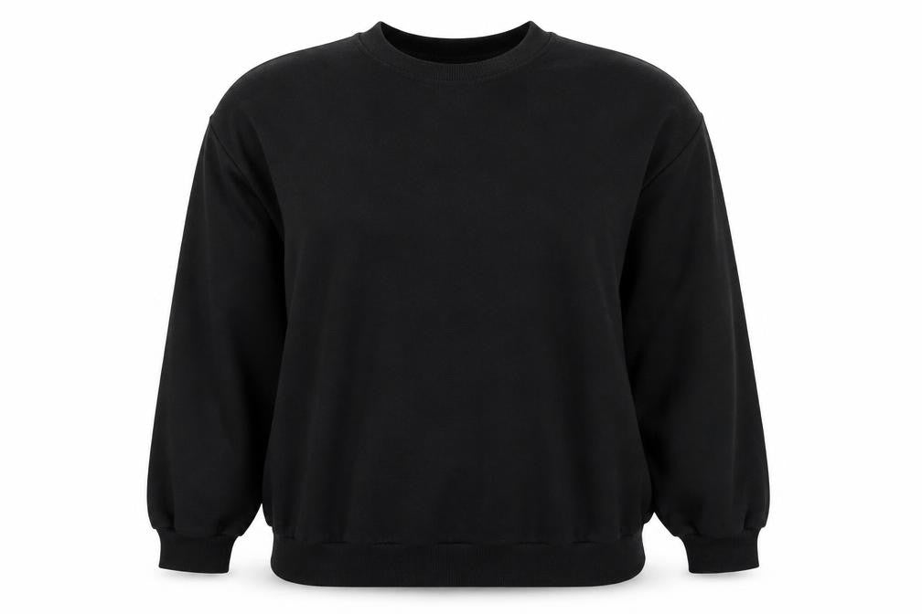 Boohoo Womens Black   Pullover Sweatshirt Size 14
