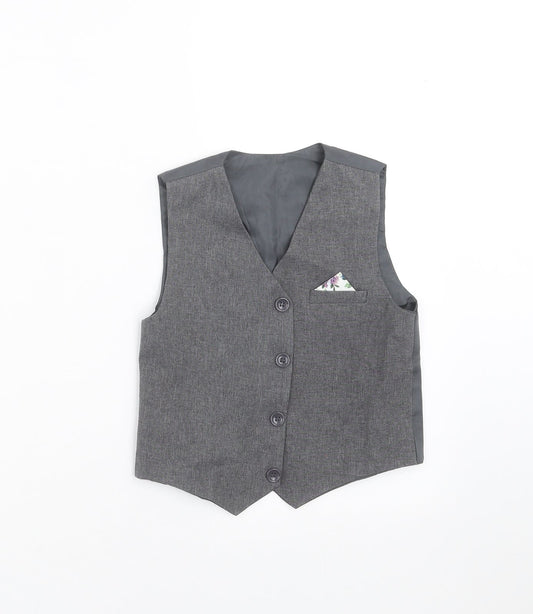 best of british Boys Grey   Jacket Snowsuit Size 3-4 Years