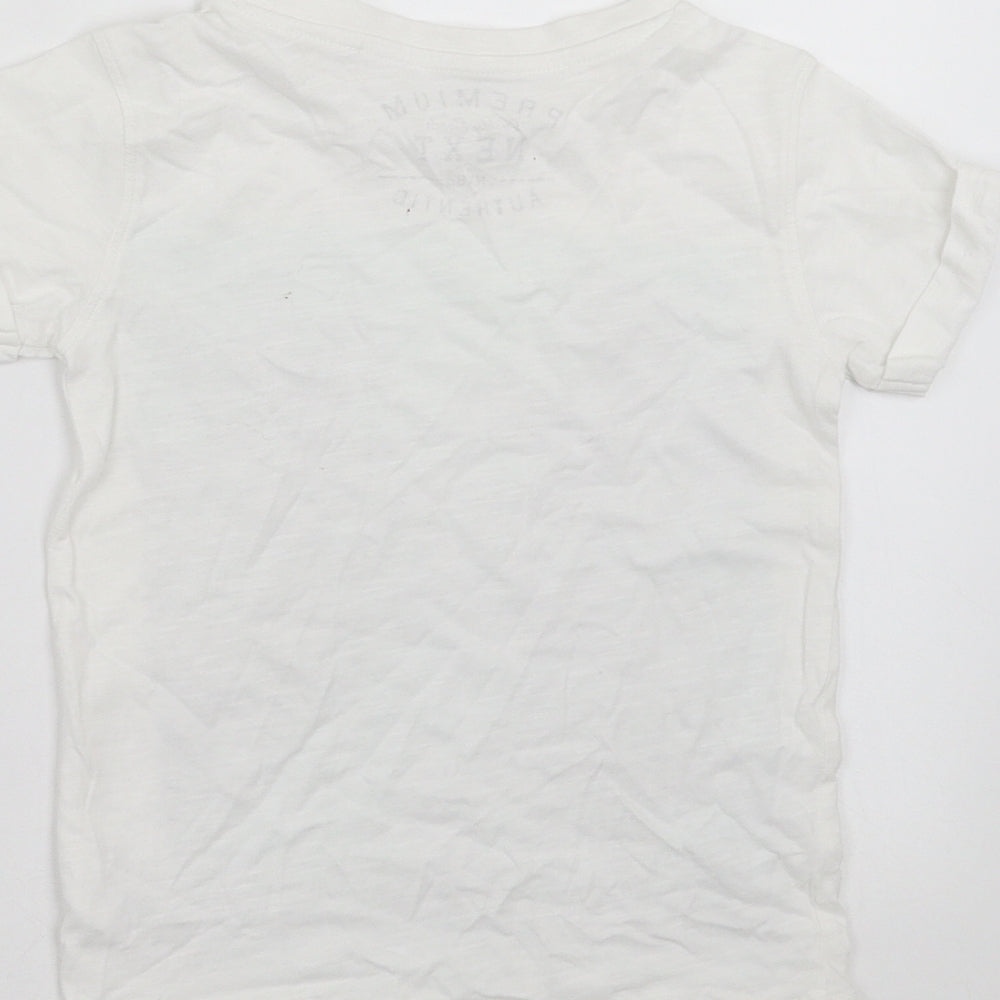 NEXT Boys White   Basic T-Shirt Size 3 Years  - Summer of Surf