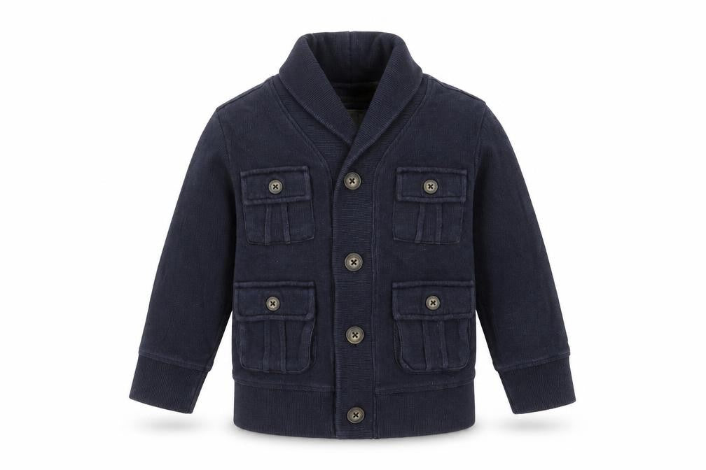 JUNIOR J Boys Blue   Jacket  Size 3-4 Years