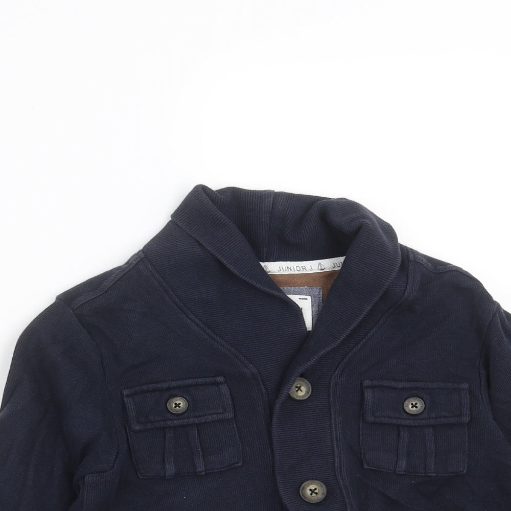 JUNIOR J Boys Blue   Jacket  Size 3-4 Years