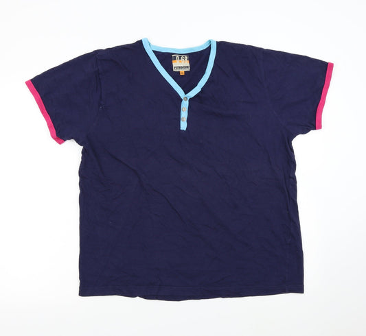 Petroleum Womens Blue   Basic T-Shirt Size 2XL