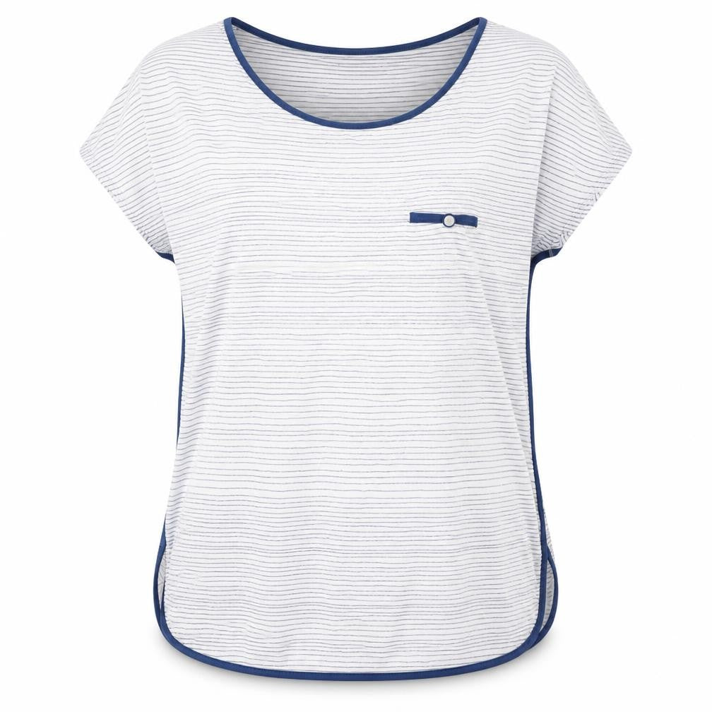 F&F Womens Multicoloured Striped  Basic T-Shirt Size 8