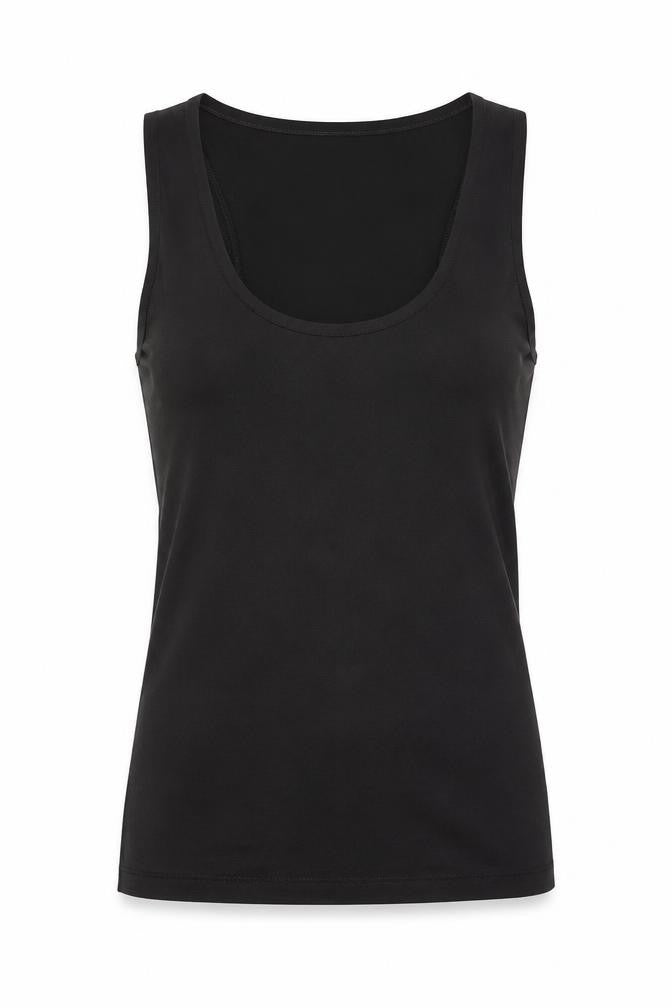 Zallo Womens Black   Basic Tank Size XS
