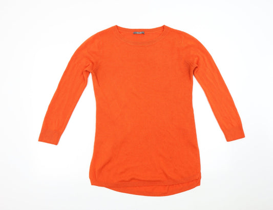 South Womens Orange  Knit Jumper Dress  Size 12