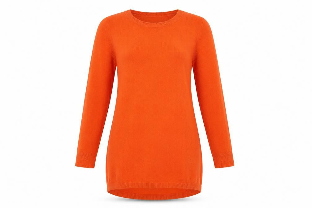 South Womens Orange  Knit Jumper Dress  Size 12
