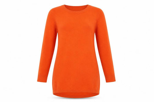 South Womens Orange  Knit Jumper Dress  Size 12