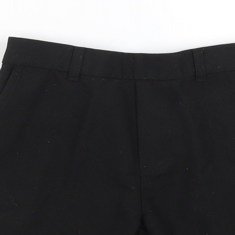 George Boys Black   Bermuda Shorts Size 6-7 Years