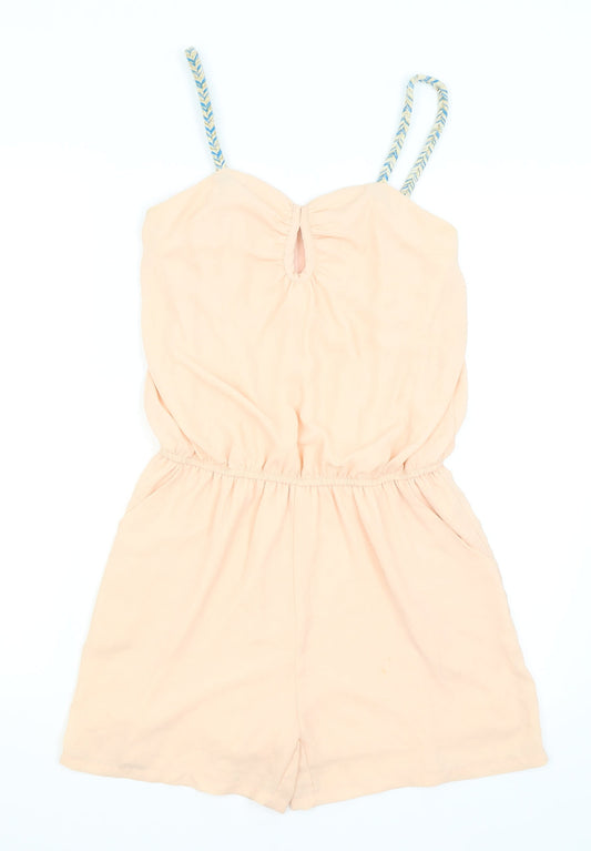 J S Millenium Womens Pink   Playsuit One-Piece Size S