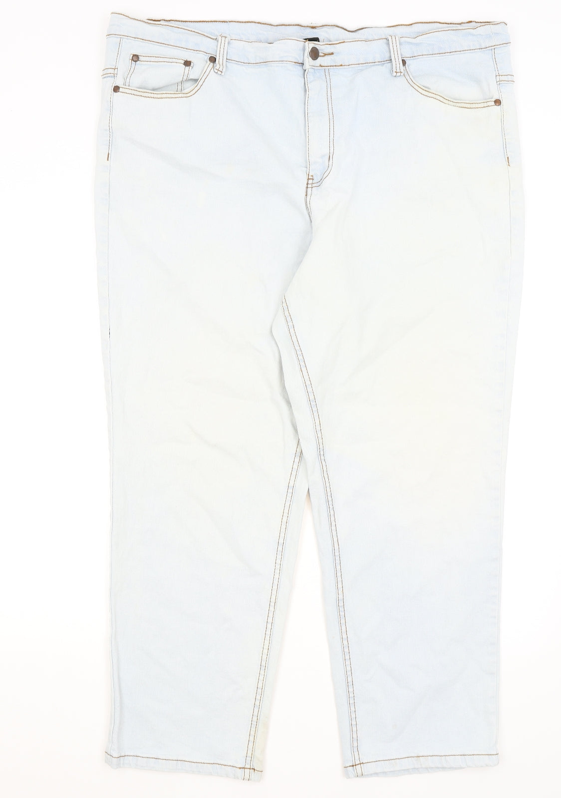 Cotton Traders Womens Blue   Straight Jeans Size 44 L27 in